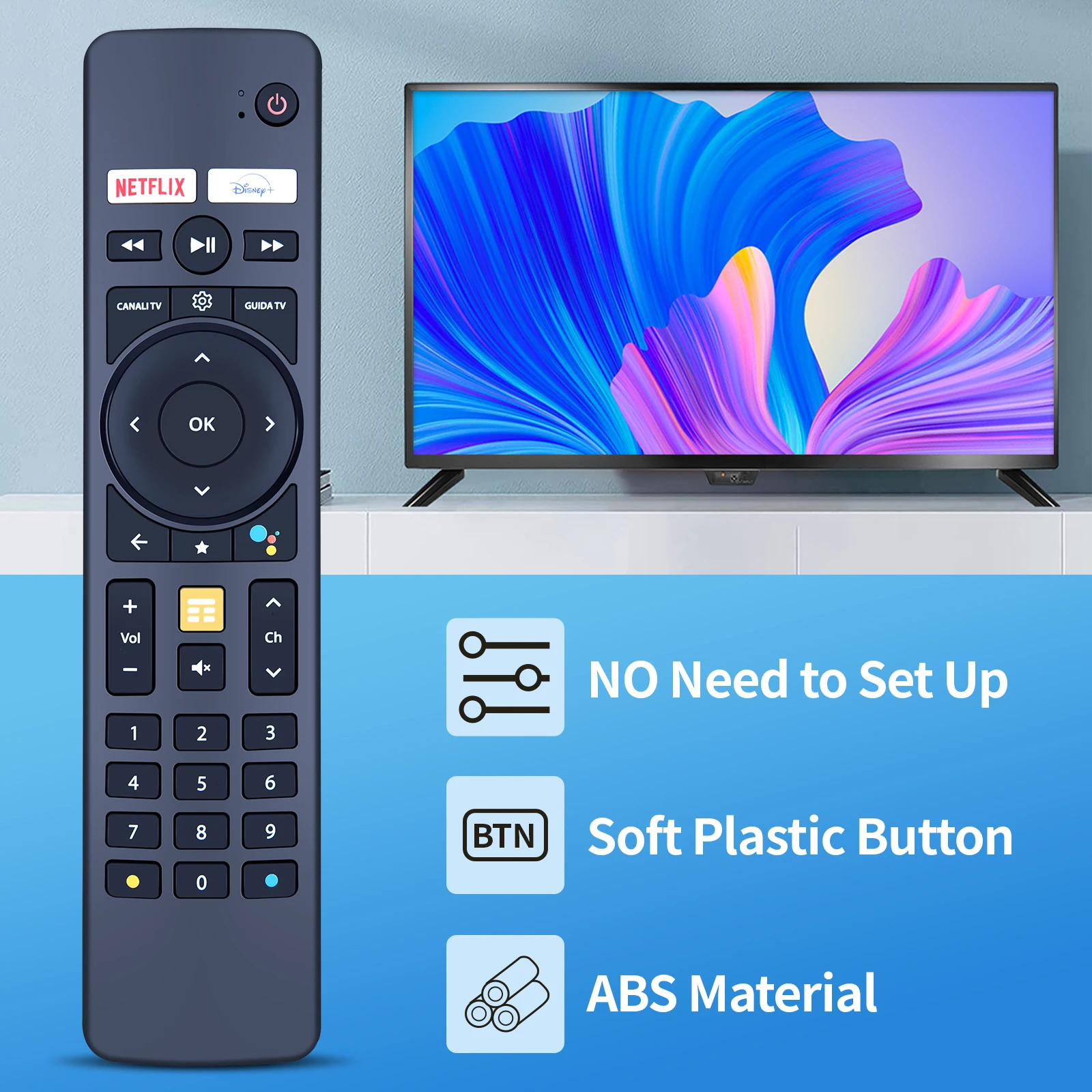 Nuovo telecomando per KHAMSIN T4HU2227/35KA M4 TIMVISION