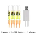 green and 2 battery