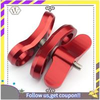 New 2 Pcs Camera Accessory Diving Lights Ball Butterfly Clip Arm Clamp Mount Aluminum For Gopro Hero 3+/4/5 Xiaoyi Gitup SJ6000