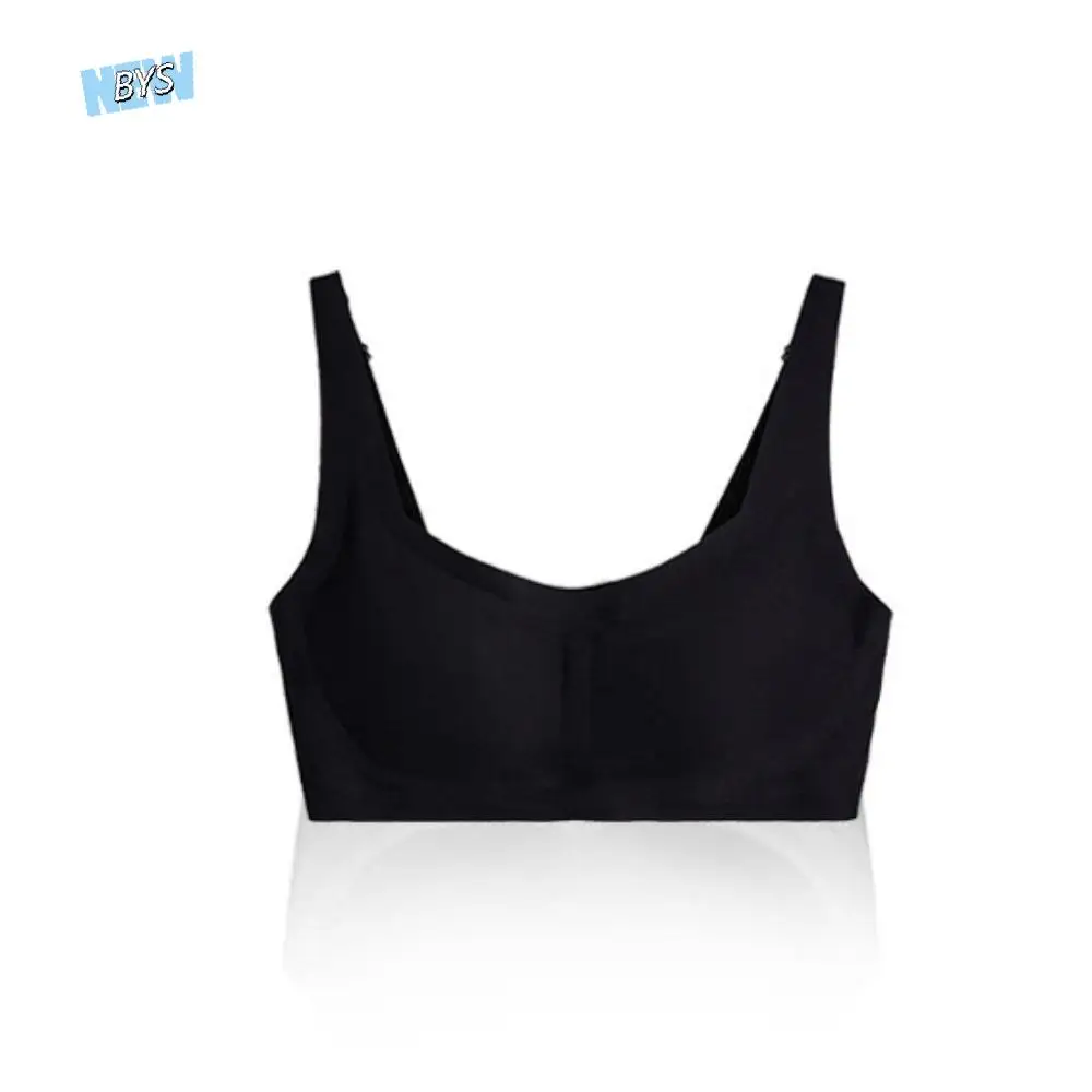 

Solid Color Seamless Push Up Bra Adjustable Breathable Training Fitness Bra Invisible Tops Comfortable Yoga Underwear Gym