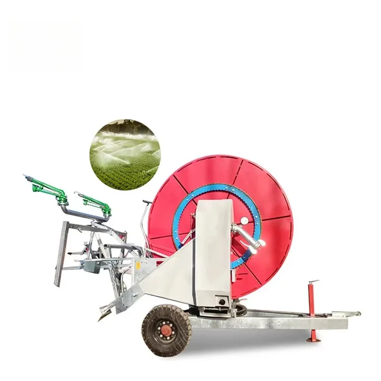 Modern Farm Watering Machine High Pressure Hose Reel Irrigation System For Agriculture Heavy Duty Irrigation Sprinkler