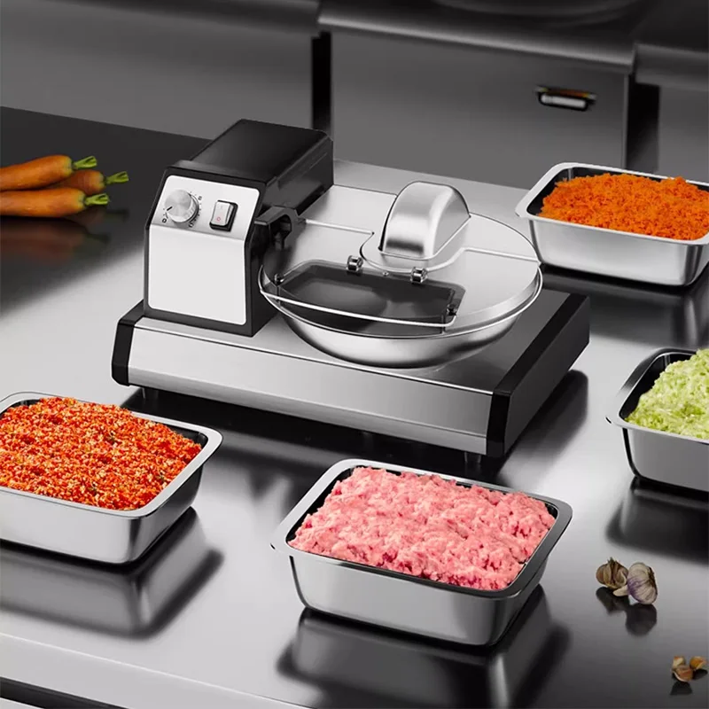 250W 상업용 전기 야채 쵸퍼 전문 만두 스터핑 믹서 전기 고기 가공기