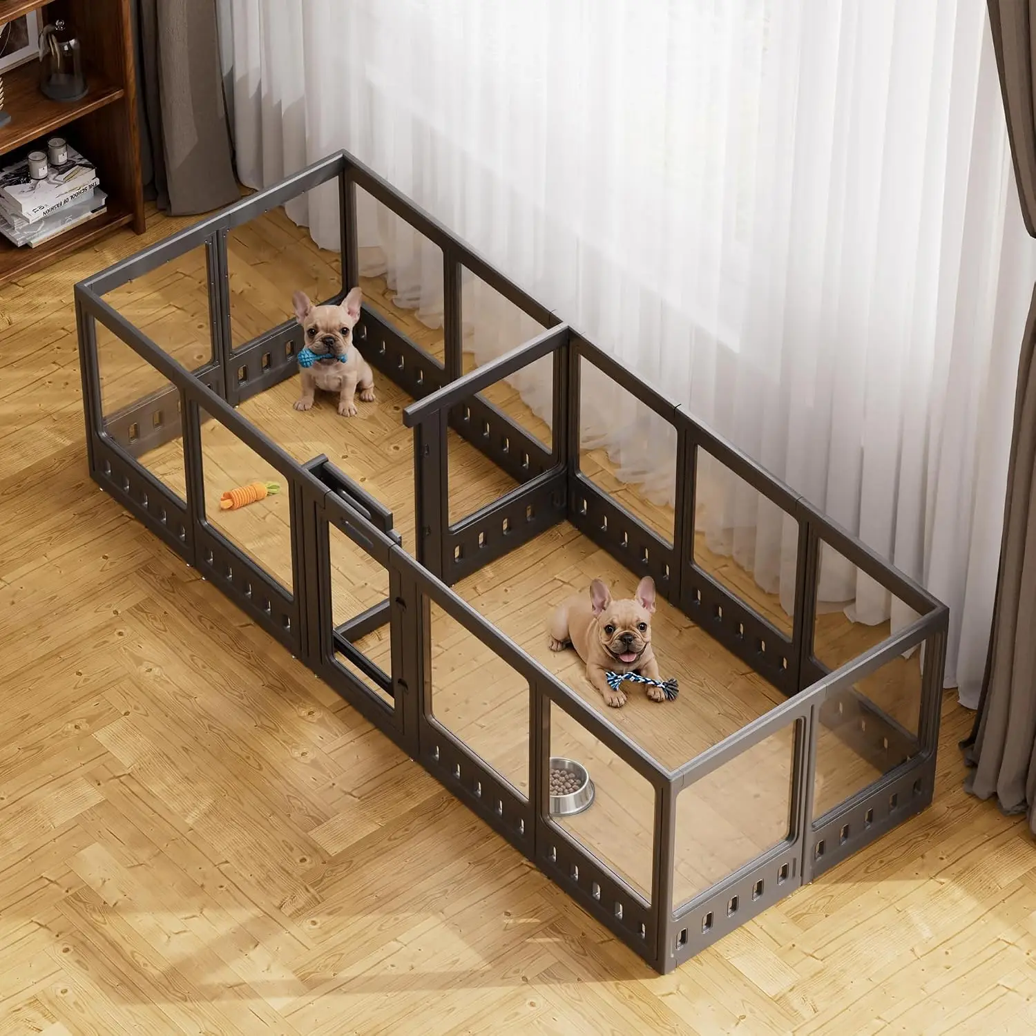 Clear-air Dog Playpen Indoor Acrylic Pen, 30