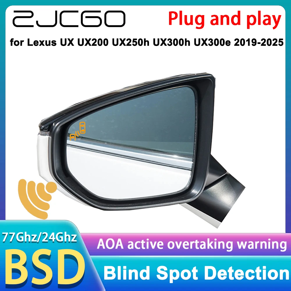 

for Lexus UX UX200 UX250h UX300h UX300e 2019-2025 Blind Spot Monitor Information Assist Detection BSM BLIS System 77GHz Radar