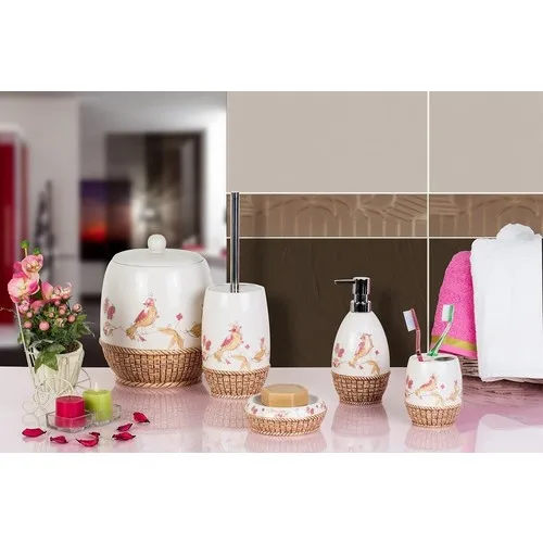 Primanova Bird 5 Piece Bathroom Set