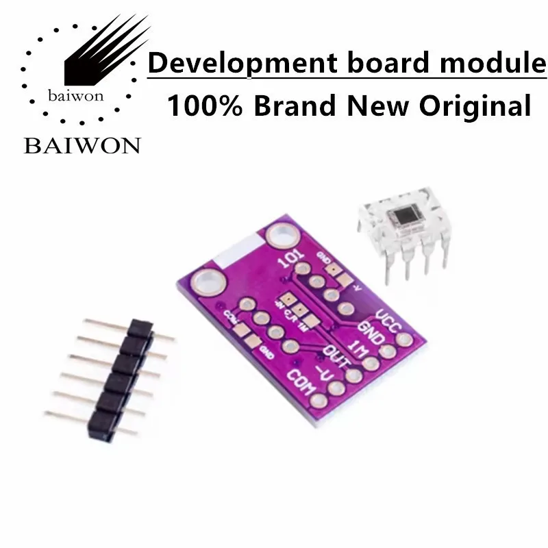 

1pcs OPT101 Light Analog Light Intensity Sensor Module Single Chip Photoelectric Diode 14KHz
