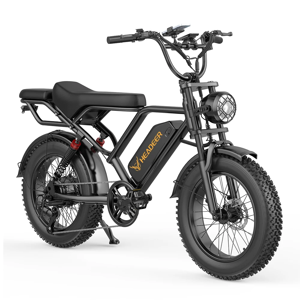 Vélo électrique VTT 20 pouces 750W - alternate angle