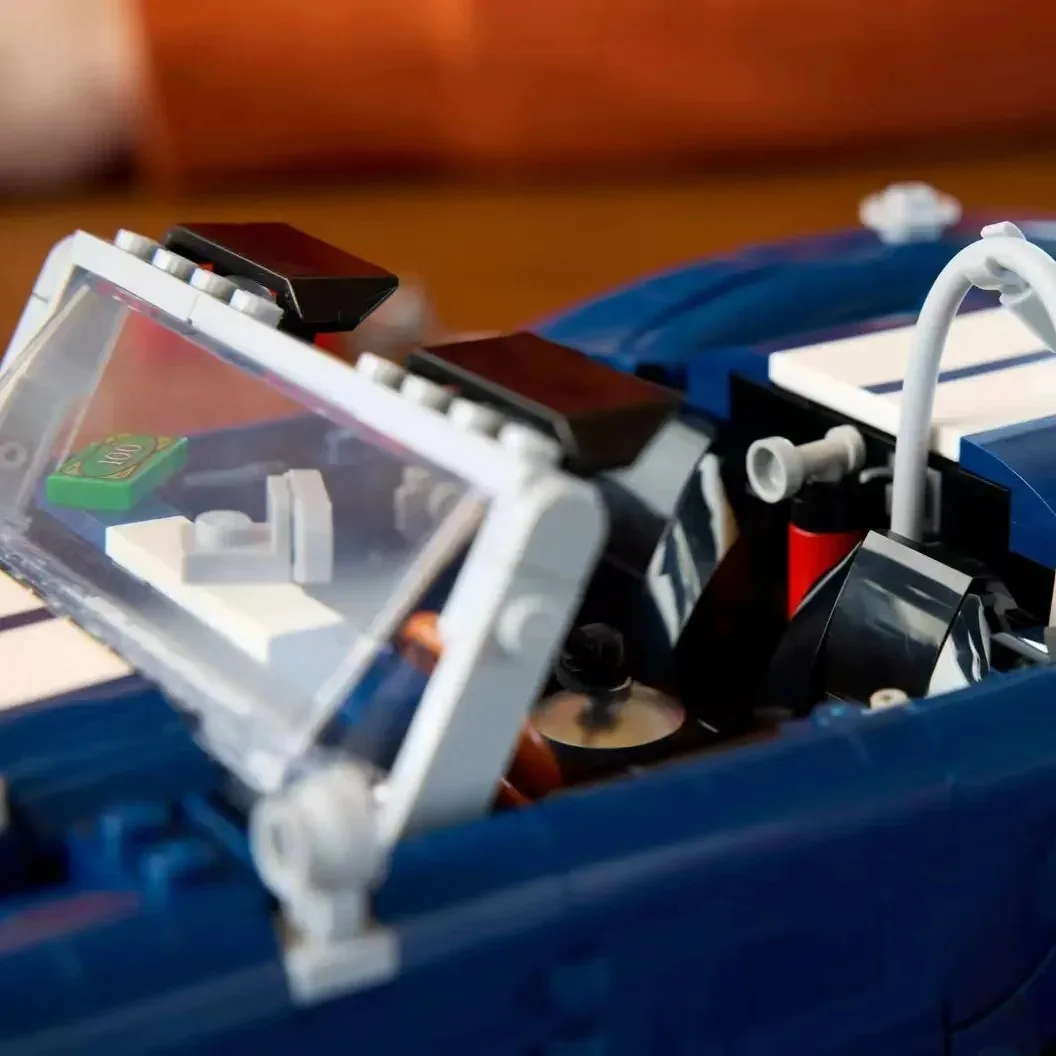 1241 قطعة MOC شيلبي كوبرا سيارة رياضية 10357 سيارة رياضية اللبنات سباق نموذج مجموعة لتقوم بها بنفسك لعب الأطفال هدية عيد ميلاد