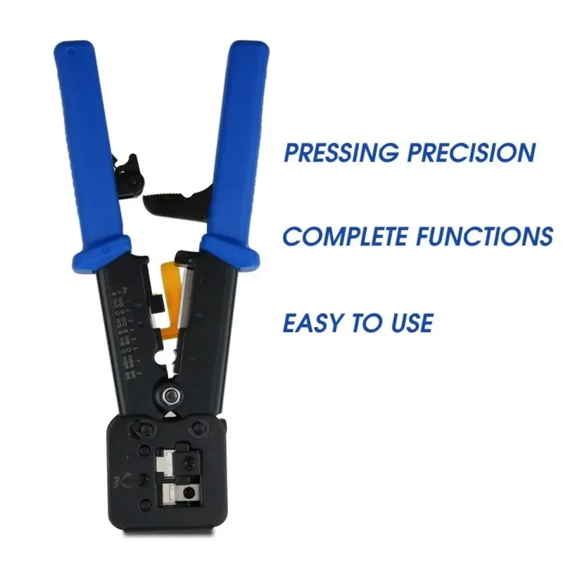 RJ45 Cable Crimping Tools Crimper RG45 Ethernet Internet Network Pliers RJ12 Cat5 Cat6 Networking Rj 45 Stripper Clamp Clip