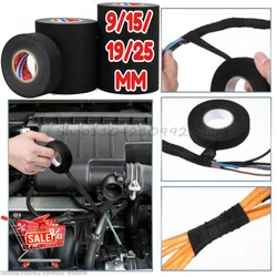 15 Meter Heat-resistant Flame Retardant Tape Coroplast Adhesive Cloth Tape For Car Cable Harness Wiring Loom Protection