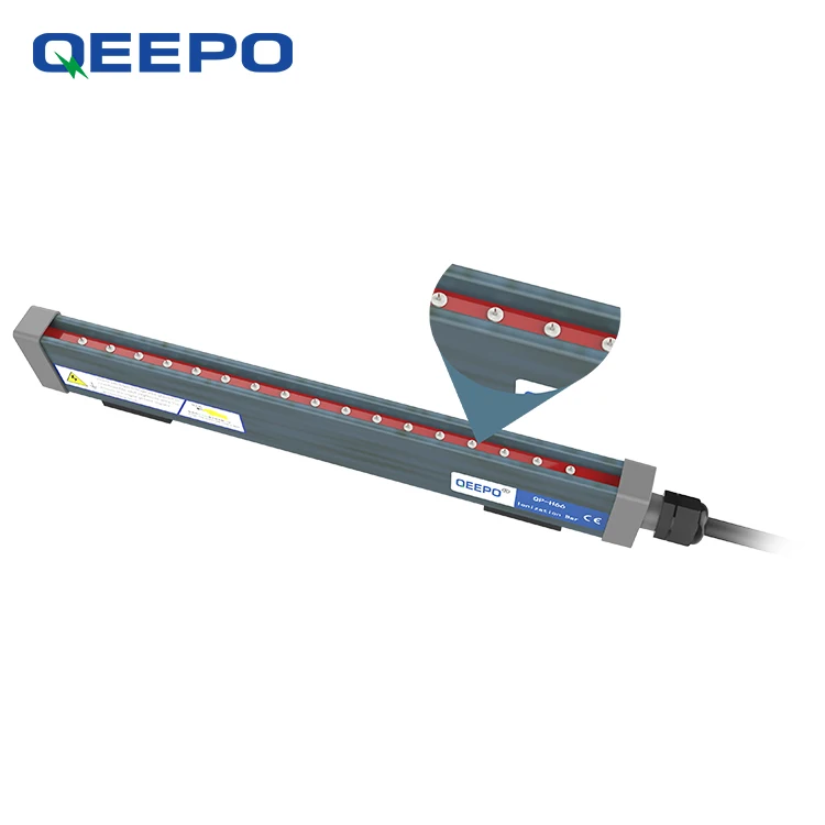 LOW price QEEPO static charge ionizing eliminator bar for industry electrostatic control