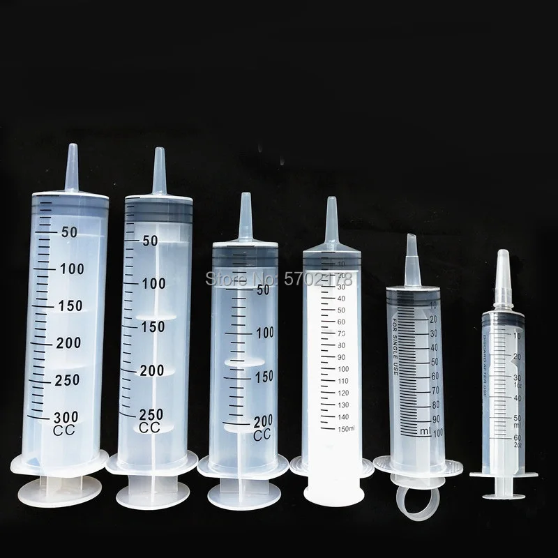 Industrial Plastic Injection Syringe Needleless Syringe Hand Push Large Capacity Syringe Enema Feeder