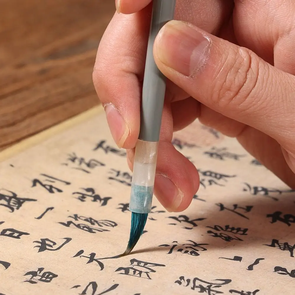 

Oil Watercolor Chinese Calligraphy Brush Wolf Hair Wood Scriptures Writing Brush Oil Painting Art Paint Brush Watercolor