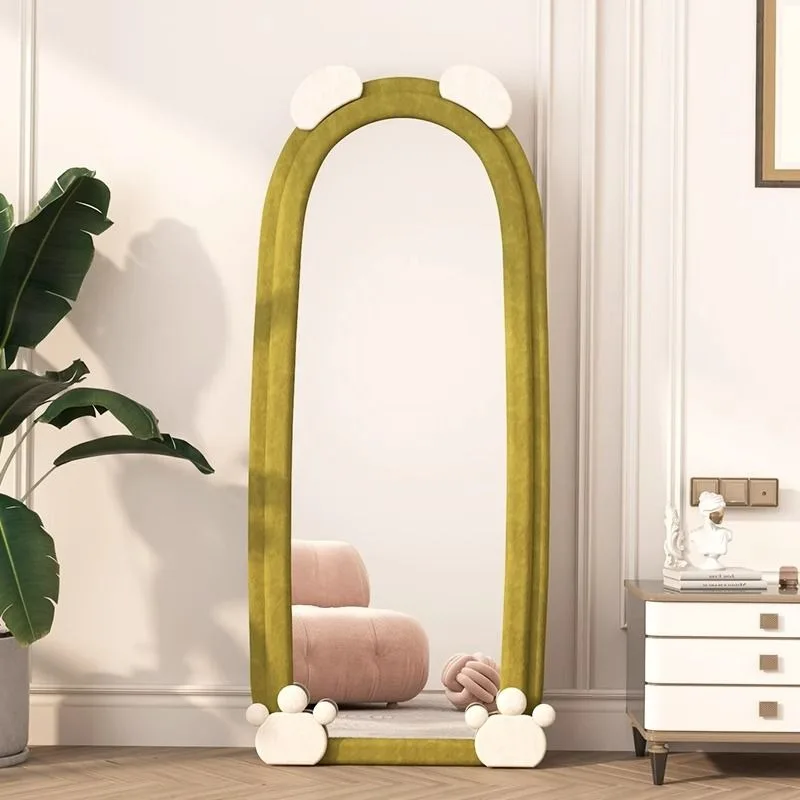 Baby Nursery Mirror Standing Clothes Dressing Design Bathroom Mirror Girls Rectangle Adornos Para El Hogar Home Accessories