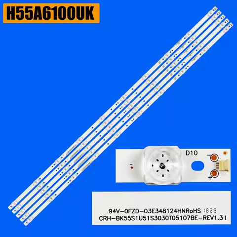 LED Backlight bar For Hisense 55H6E 55H7608 H55A6100 H55A6120 H55A6100UK H55A6200UK H55A6200 HD550S1-U51 AGS45583 LM41-00604A