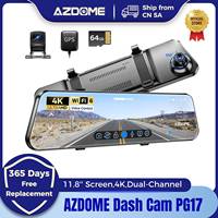 AZDOME RearView Dash cam PG17 GPS WiFI Camera 11.8\