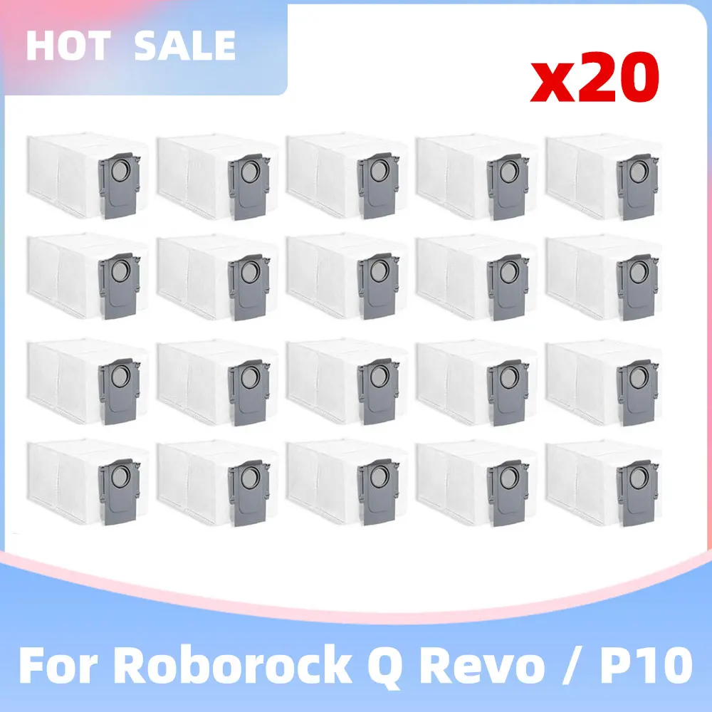 

For Roborock Q Revo / P10 Vaccum Robot Cleaner Dust Bag Replacement Accessories Kits