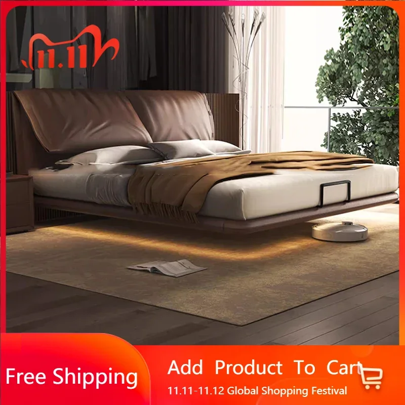 

Винтажная кровать из Таиланда, женская постмодернистская двуспальная офисная креативная эргономичная терраса, татами, полки Cama De Casal, мебель для салона