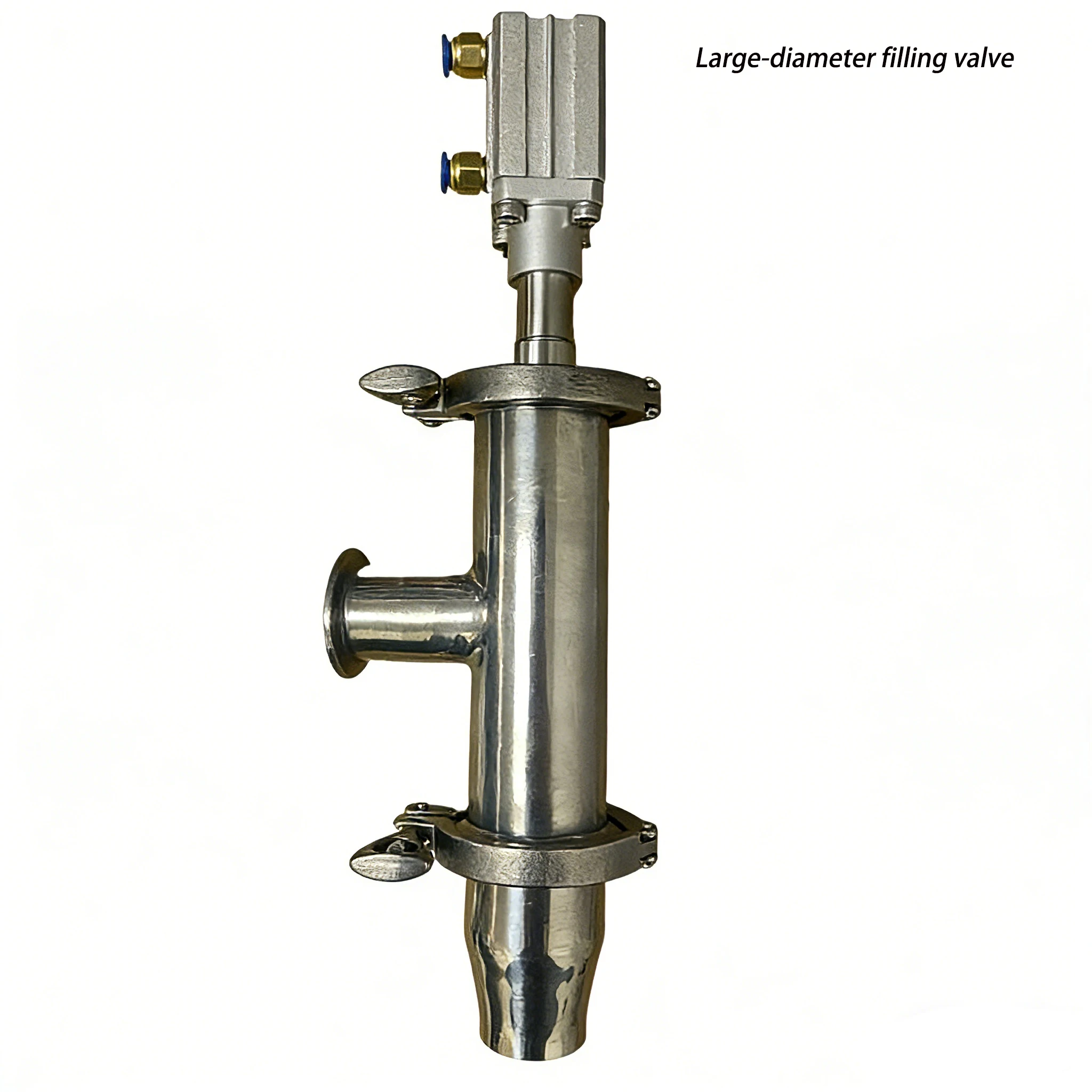 Drip-proof filling head, large-caliber pneumatic filling machine head, liquid and paste non-drip discharge nozzle, 304 stainless