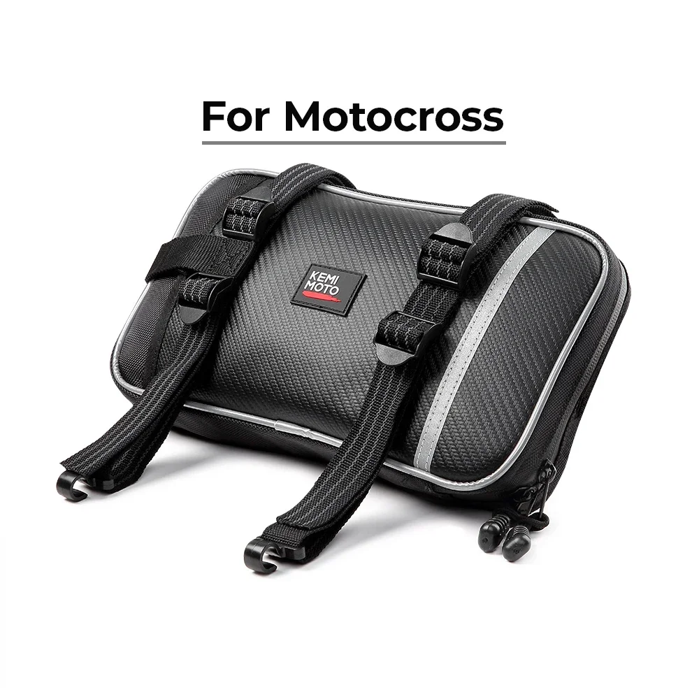 Bolsa Universal para Motocross, bolsas para guardabarros delantero, almacenamiento de herramientas para Moto de cross, alforja para Yamaha TTR 125