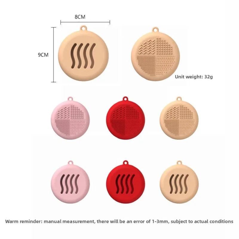 1 stks make-up spons houder milieuvriendelijke siliconen multi-gat schoonheid ei opbergdoos reizen draagbare cosmetische bladerdeeg houder doos