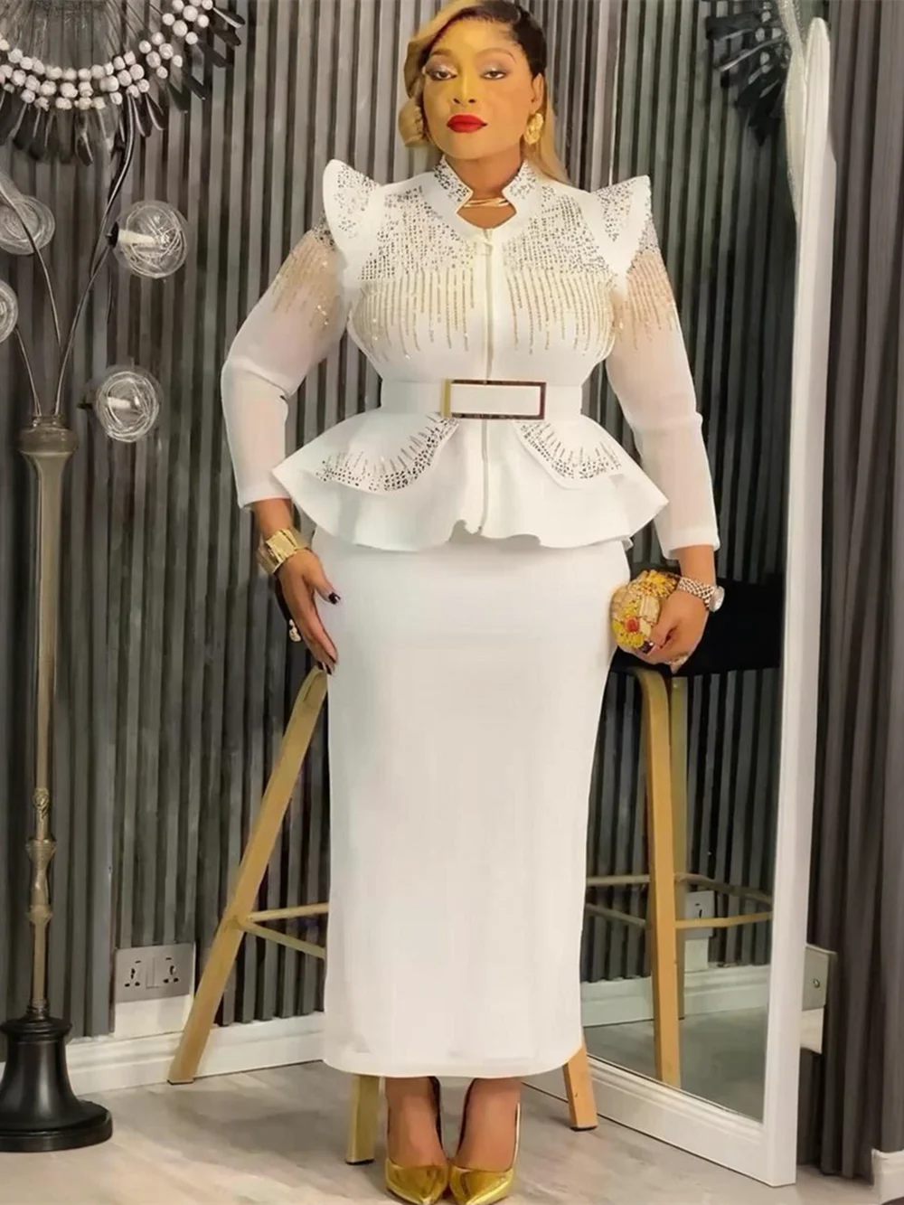 

Африканская одежда для женщин, комплекты из 2 предметов, топы и юбки, костюмы Dashiki Ankara, турецкие наряды, платье больших размеров, свадебные платья