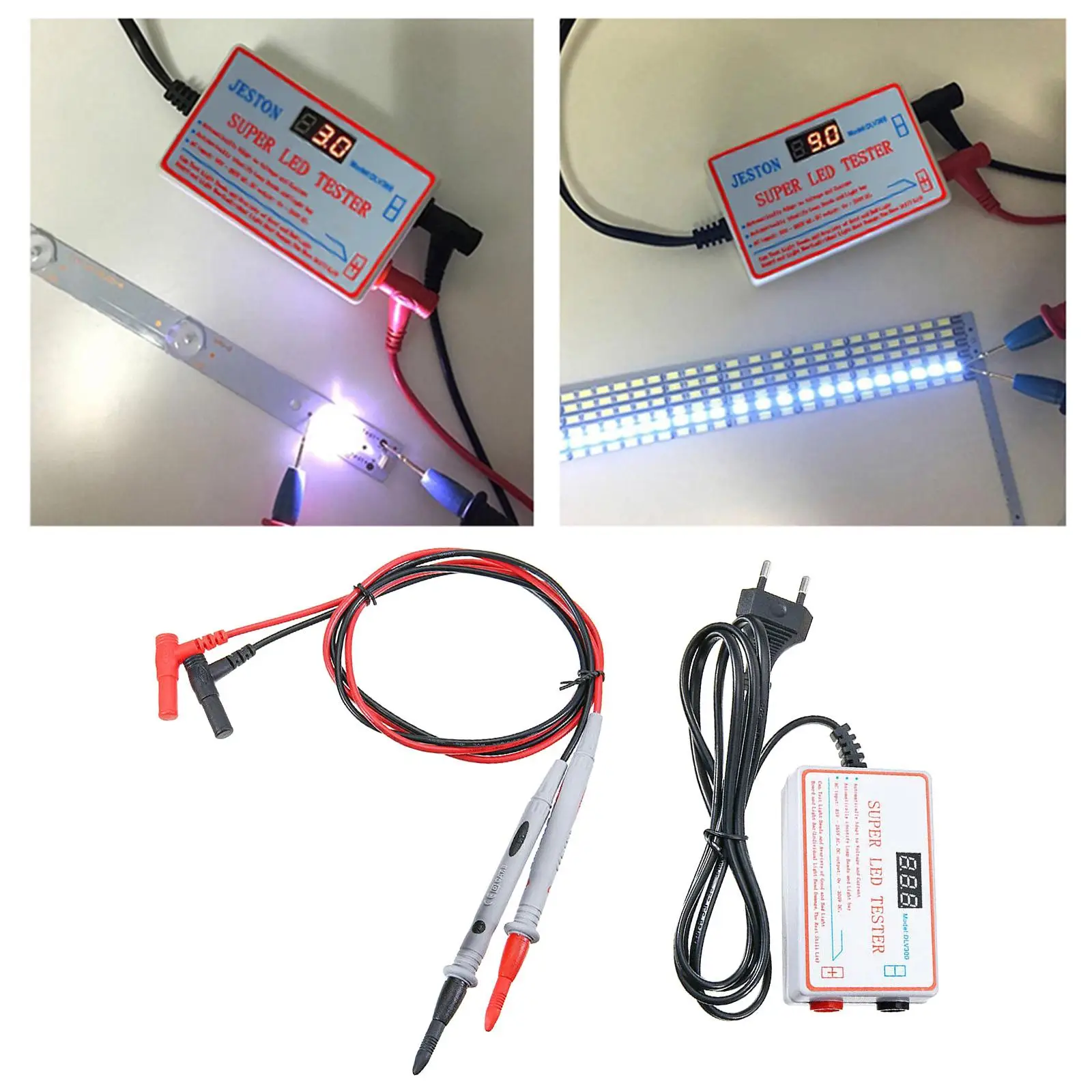 TV Backlight Tester Strip Lamp Beads Testing Tool for All Lights Universal Multipurpose 0-300V Adaptive TV Backlight Repair Tool