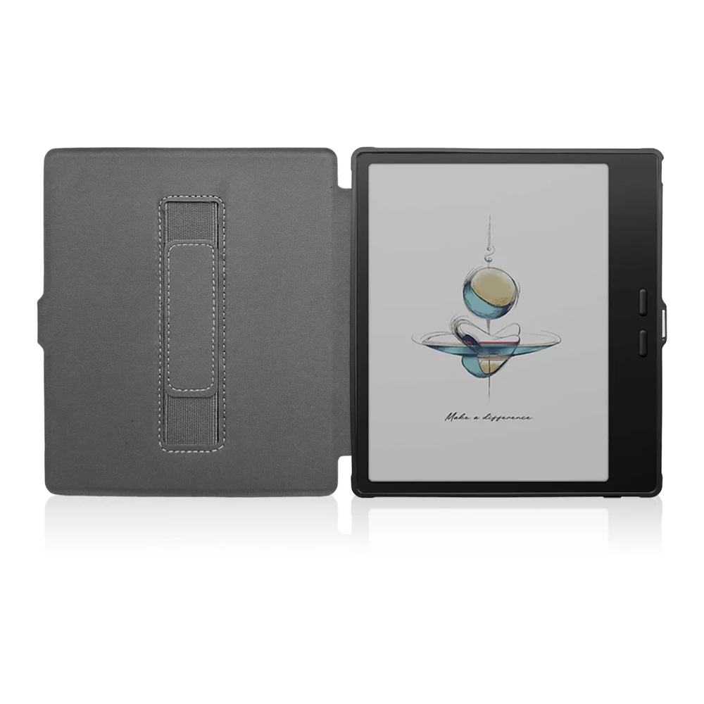 Handle Case for Onyx BOOX Go Color 7-inch Leaf2 Leaf3 Page Galileo Raphael Smart Cover Soft TPU Back Shell Protective Pocket
