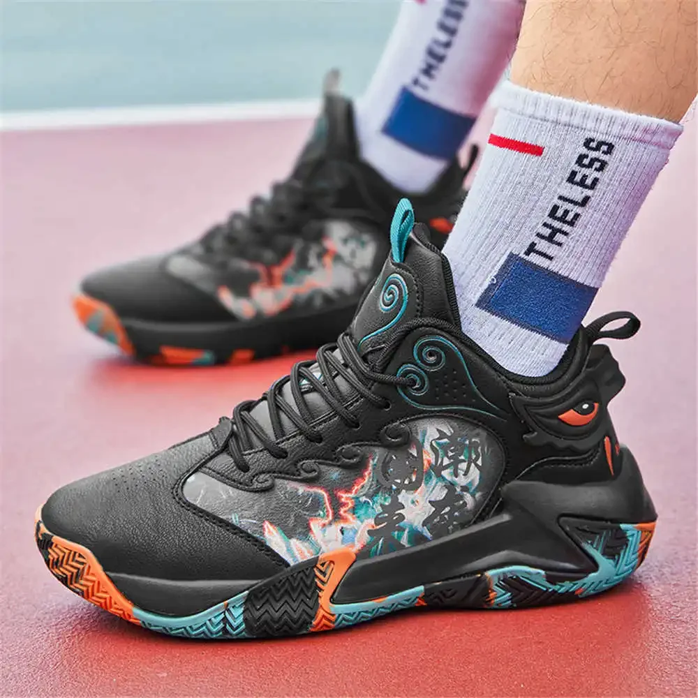 With Lacing Printed Big Size Flat Tennis Sneakers Men's Black Traning Shoes Sport High Tech Loafersy Luxury Brand Teniis