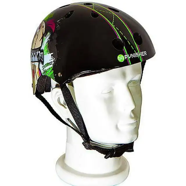 

inx Casco Ajustable Estilo Skate Todo Deporte, Mediano