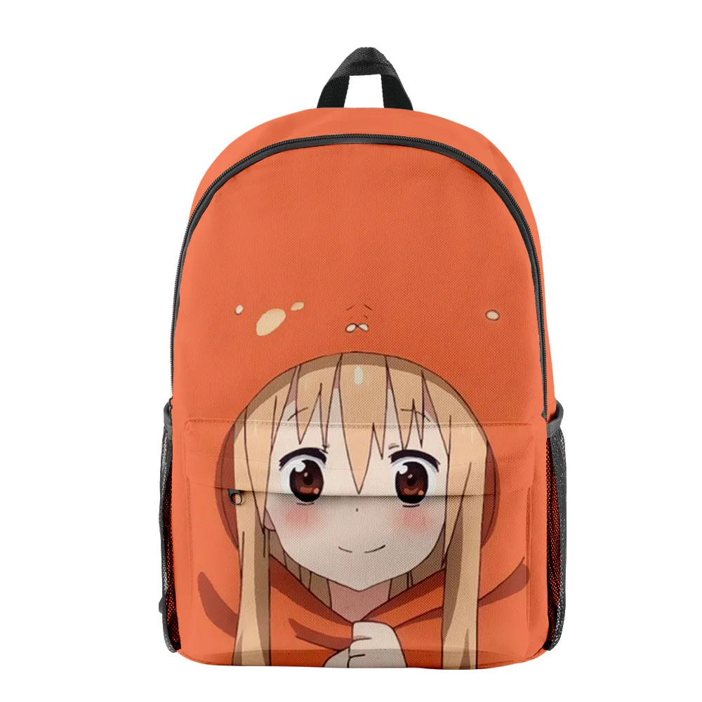 Classic Himouto! Umaru-chan pupil Bookbag Notebook Backpacks 3D Print Oxford Waterproof Boys/Girls Casual Travel Backpacks