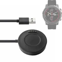 USB Dock Charger Adapter Base for Xiaomi Huami Amazfit Stratos 3 A1928  Sport Smart Watch Charging Cable Cradle Cord