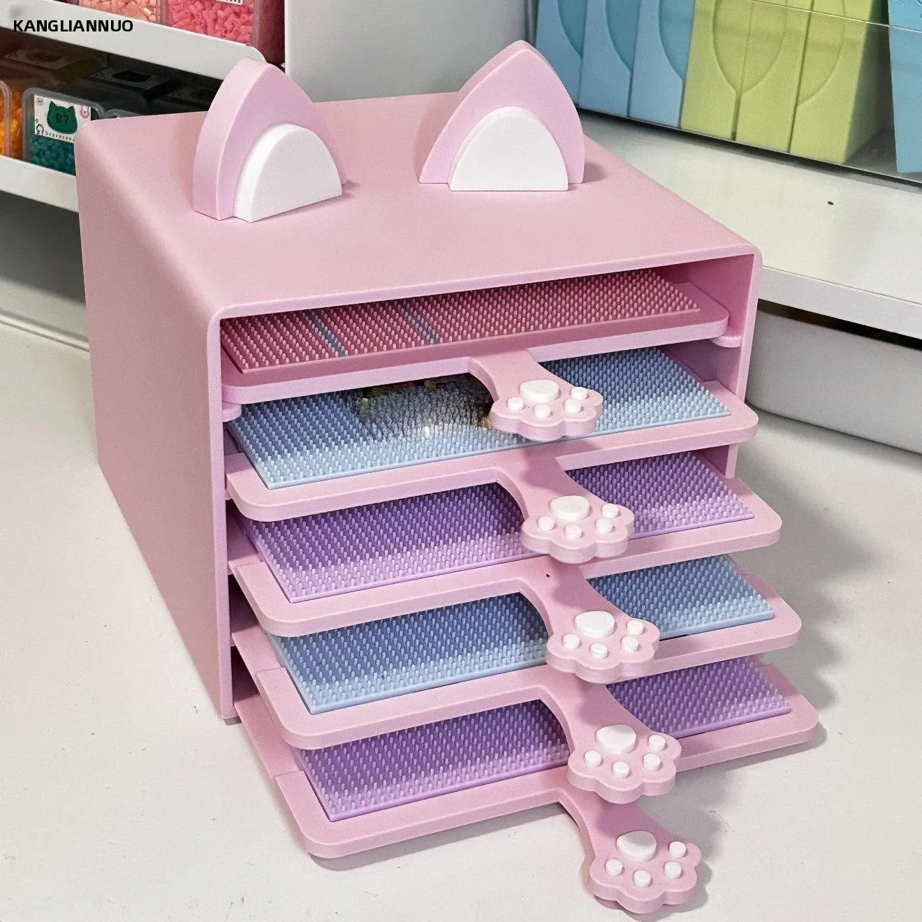 support-de-rangement-en-forme-de-griffe-mignon-imprime-en-3d-organisateur-de-bureau-en-forme-de-puzzle-design-attrayant-pour-adolescentes