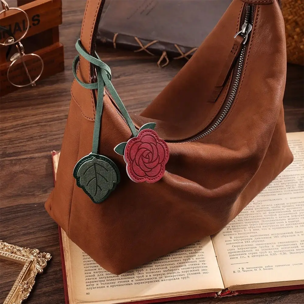 Vintage Faux Leather Sunflower Bookmark Multi-Purpose Rope Tassel Reading Bookmark Page Clip Gift