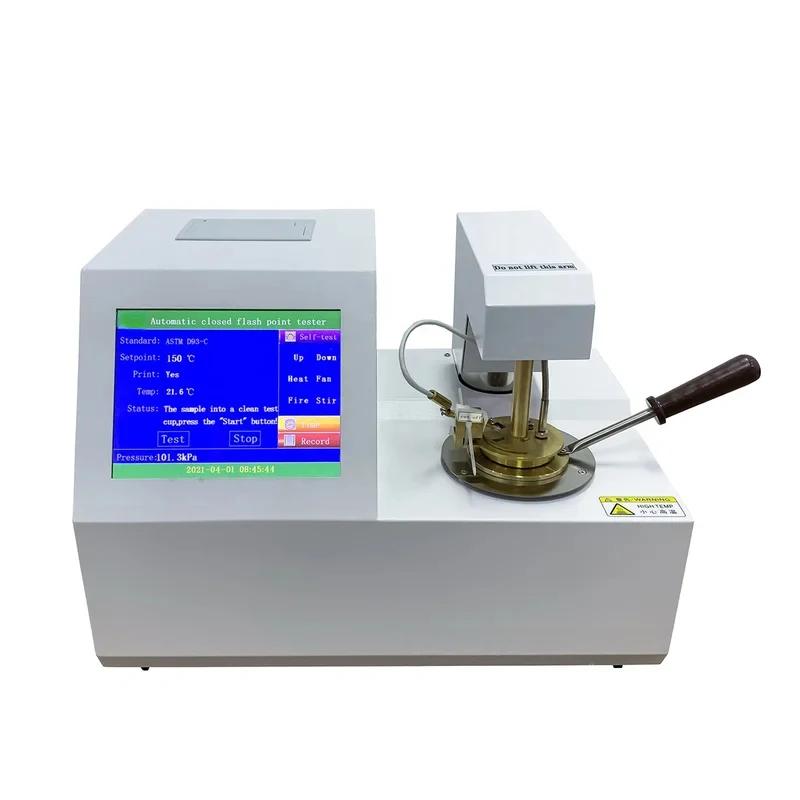 high quality TPC-000 ASTM D Practical Petroleum Product LCD Screen Closed Cup Flash Point Tter