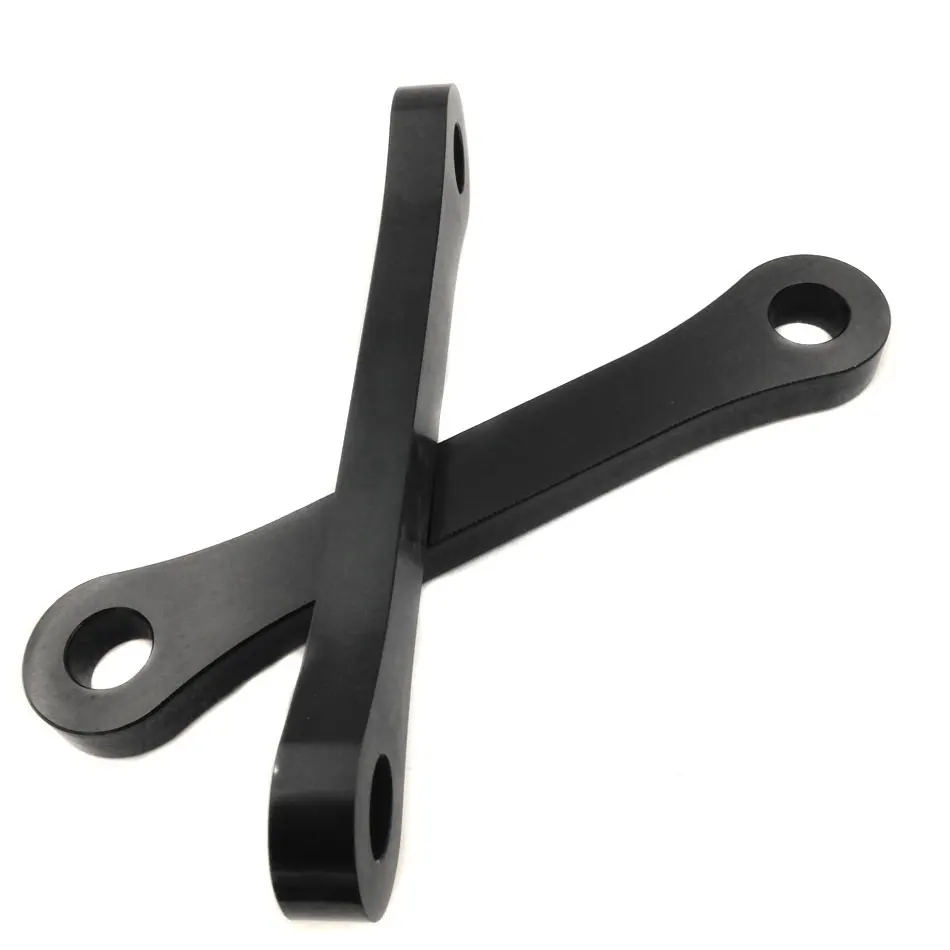 Bike Black Lowering Links For 1987-2007 01 02 03 04 05 06 Kawasaki KL KLR650 Motorcycle Accessories Aluminum