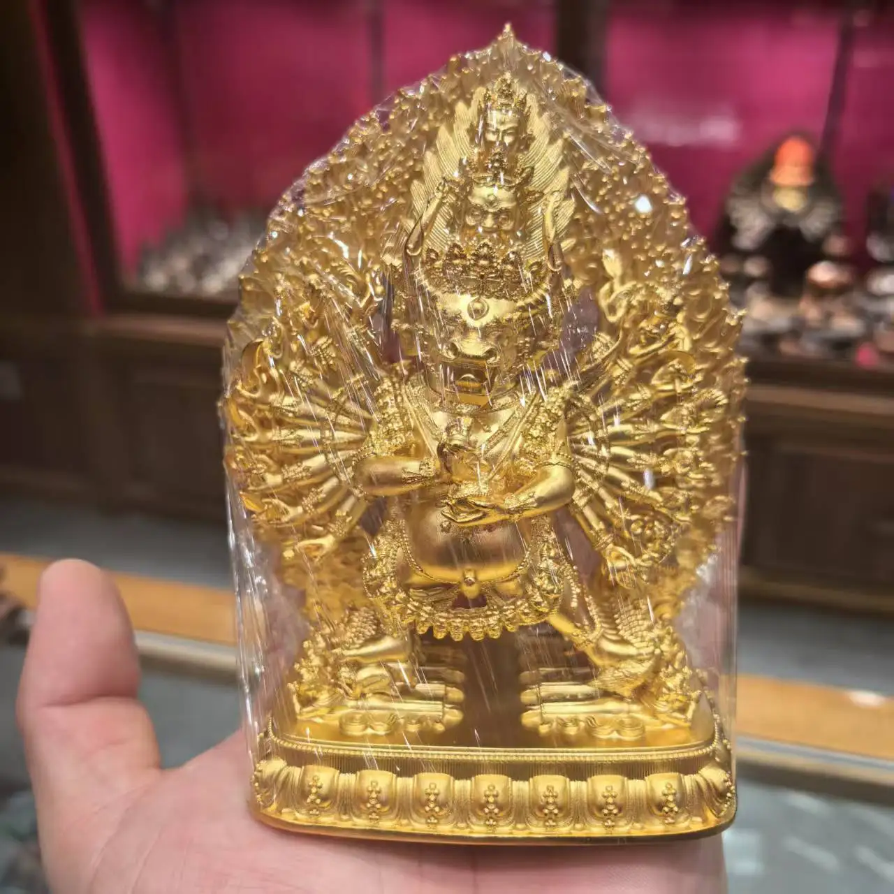 

Yamantaka/Dzungr Yungdrung Kagyur Dharma 23cm Buddha Statue