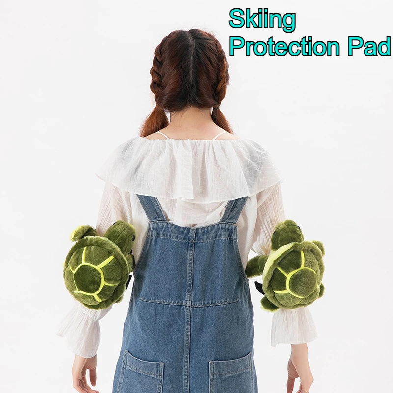 

Защитная накладка для катания на лыжах, защита от падения, мультяшная милая защита колена и локтя для взрослых и детей, спорт на открытом воздухе, сноуборд, катание на лыжах, катание на коньках