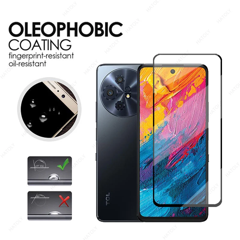 

Стекло для TCL 60 XE NxtPaper Glass Защитная пленка с черным краем для TCL 60 XE NxtPaper 5G Защитная пленка для экрана камеры