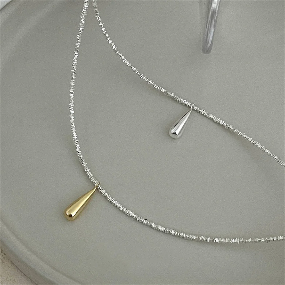 

Korean Niche High-End Necklace for Women, S925 Sterling Silver, Small Money Bag Pendant New Neck Chain Accessory