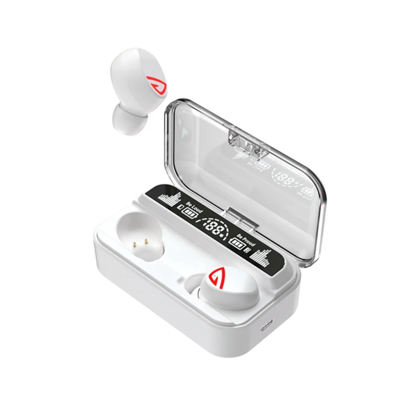 S10pro TWS Bluetooth Headset Bluetooth 5.2 Bilateral Stereo Touch Headset With 2200MA Digital Display Charging Box