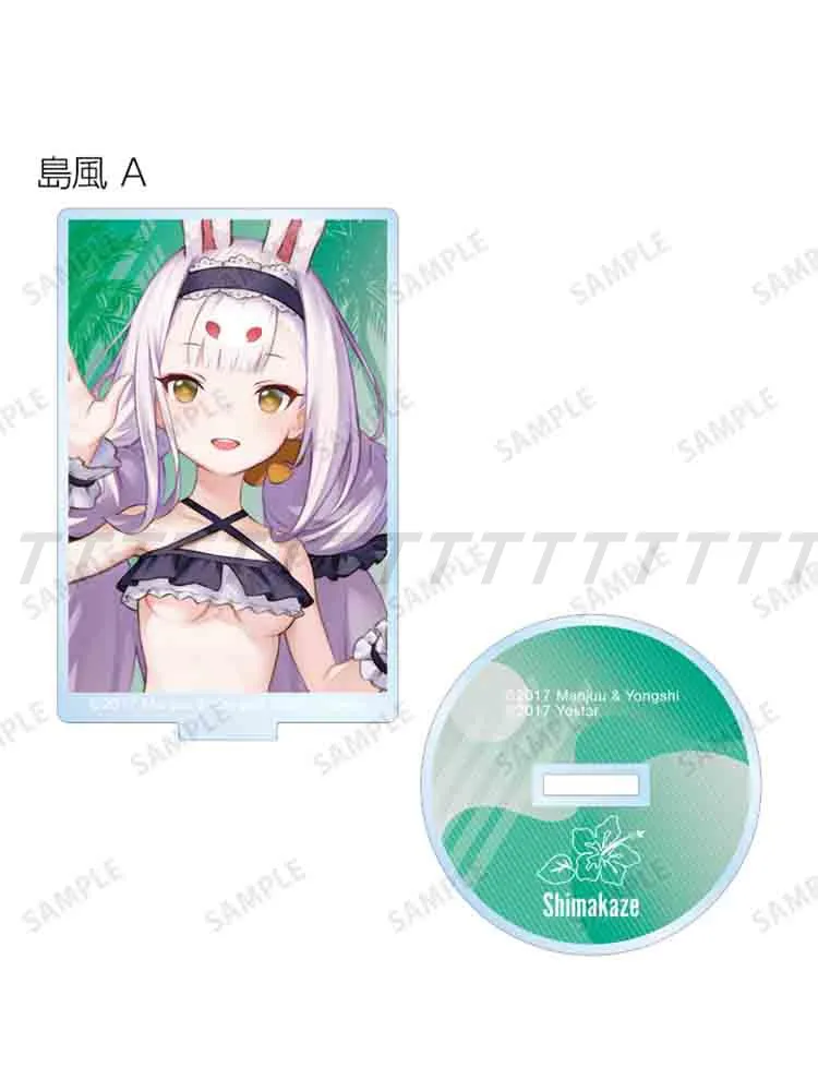 Jeu Azur Lane support acrylique poupée Anime Ayanami Cheshire Noshiro IJN Shimakaze Mini figurine modèle plaque Cosplay jouet pour cadeau