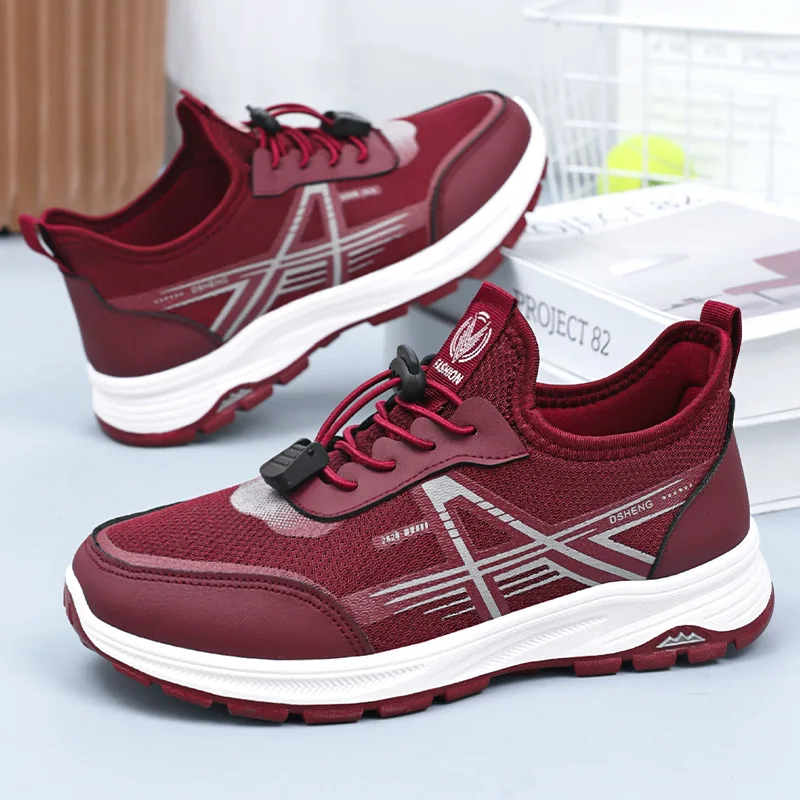 

Women's Summer Shoes Sports for Women Breathable Lace Up Casual Single Shoe Soft Sole Healthy Walking Outdoor Running Shoes