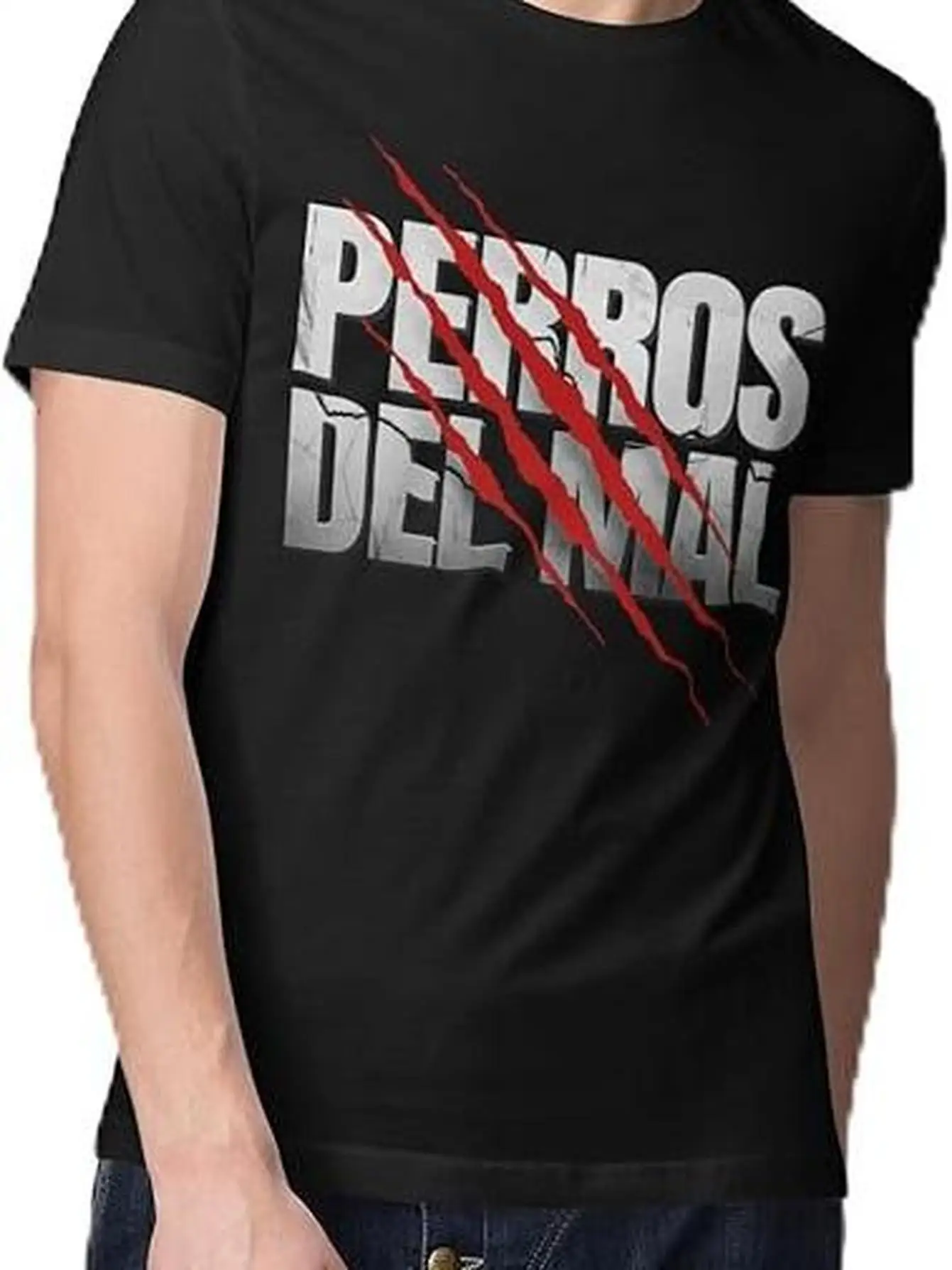 100% сделано в США, 180 г футболка унисекс Penta Zero Miedo Perros Del Mal, 100% хлопок, одежда для борьбы, черная