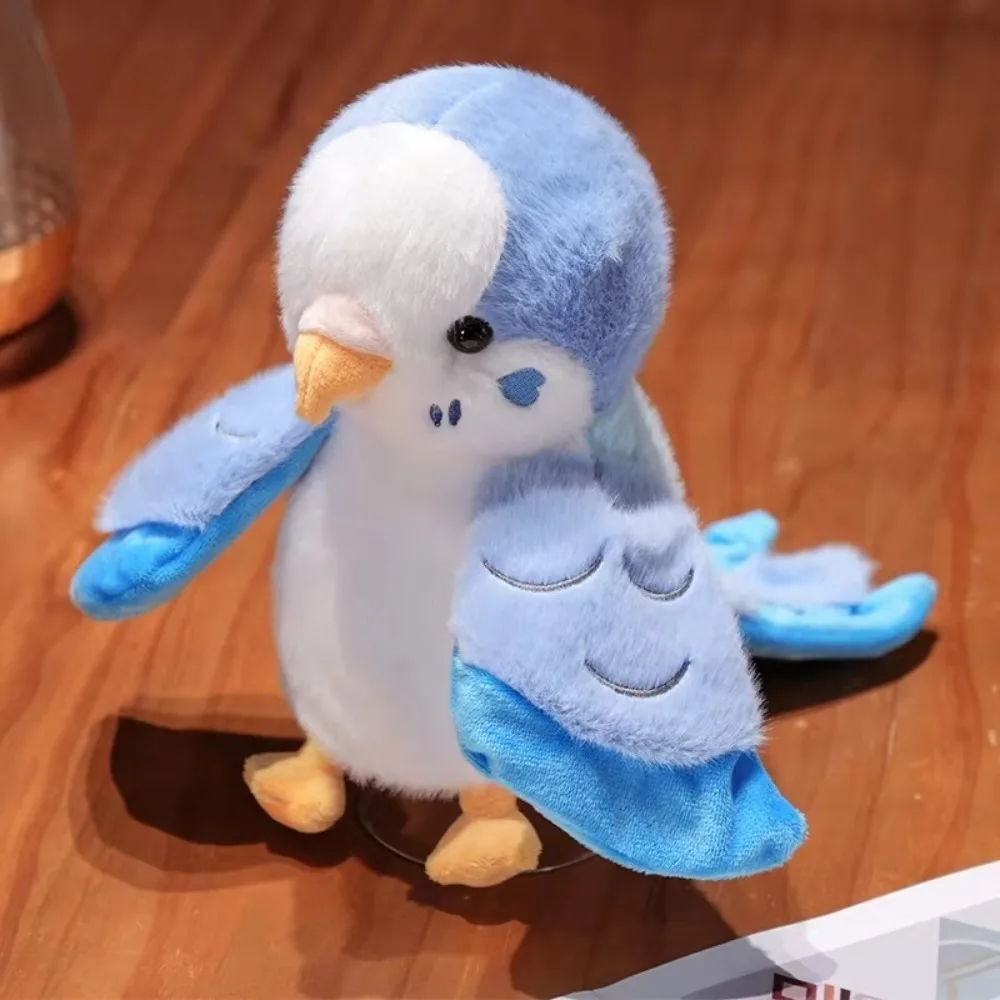 教育鳥ぬいぐるみハンドパペットオカメインコセキセイゲーム小道具 20 センチメートルモンクセキセイぬいぐるみ子供