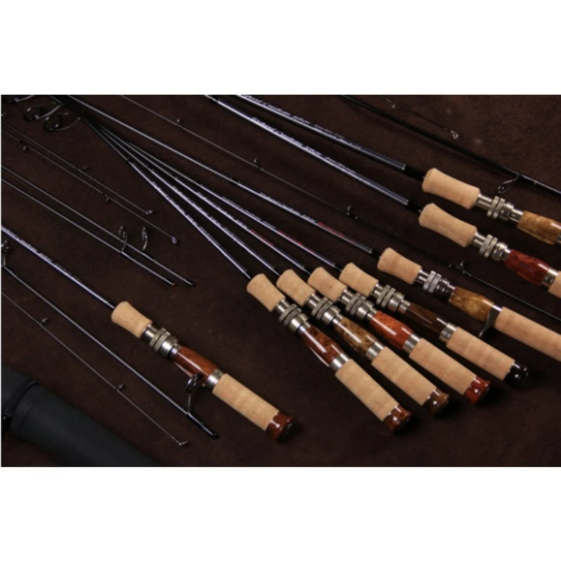 

Two sections and three sections Luya rod, micro-object trout horse mouth army fish fishing rod handmade