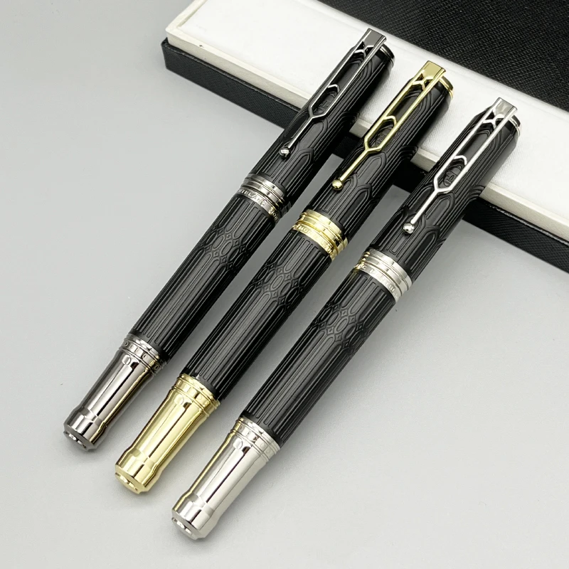 Yamalang MB Fountain Pens Writer Victor Hugo Cathedral Architectural Style Engraved Pattern With Serial Number