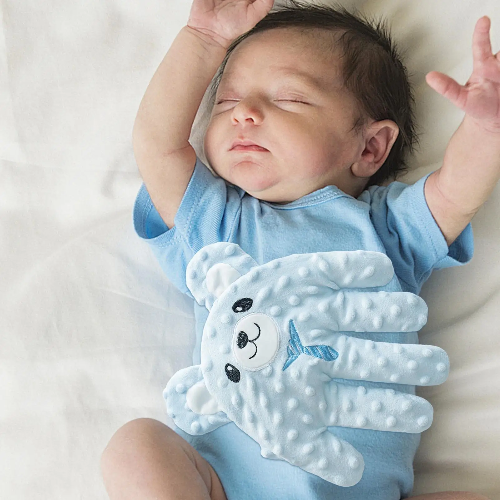 Baby Soothing Palm หมอนลายมือปาล์มอัตโนมัติแบบพกพาจุกนมหลอก Companion Scientific Kids Sleep Buddies สําหรับครอบครัวพ่อแม่