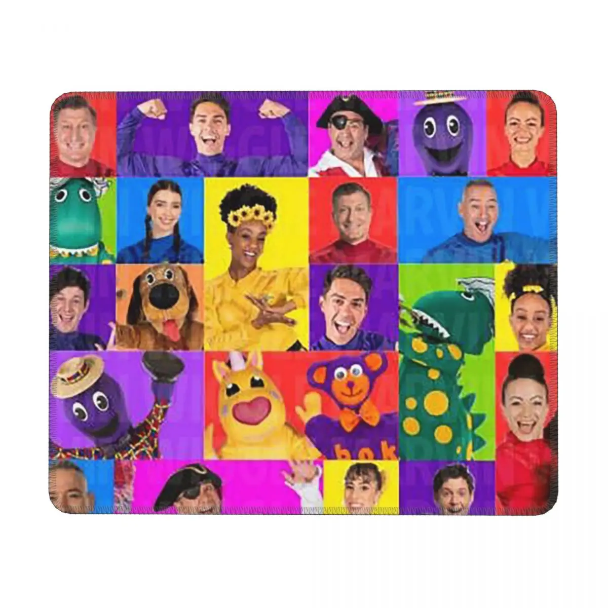 The Wiggles Tv Show Music Band Mouse Pad Computer Keyboard Mouse Mat Gaming Laptop Desk Mat Office Accessories Table Mats