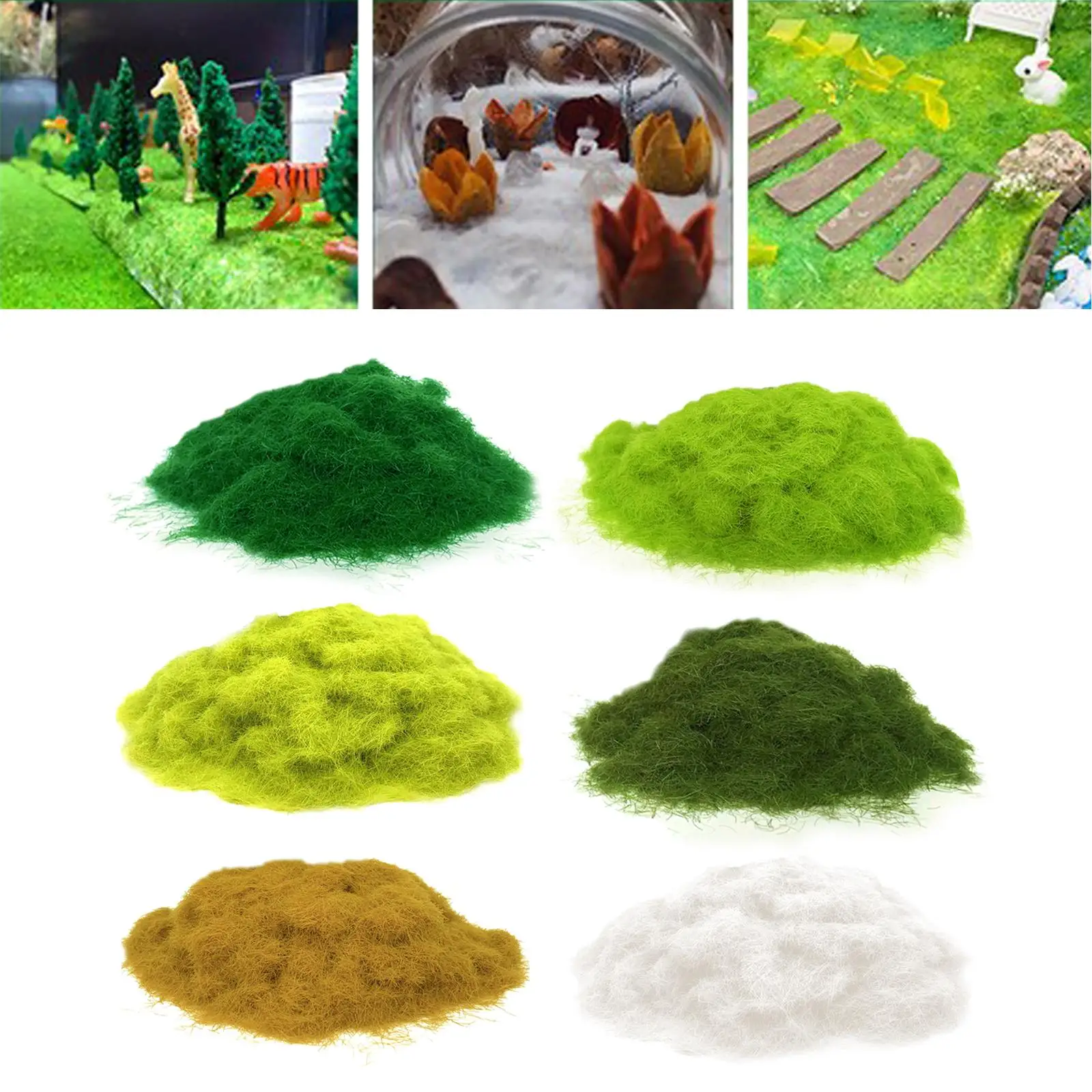 Miniature Static Grass 5mm Landscape Building Model Grass Cashmere Powder